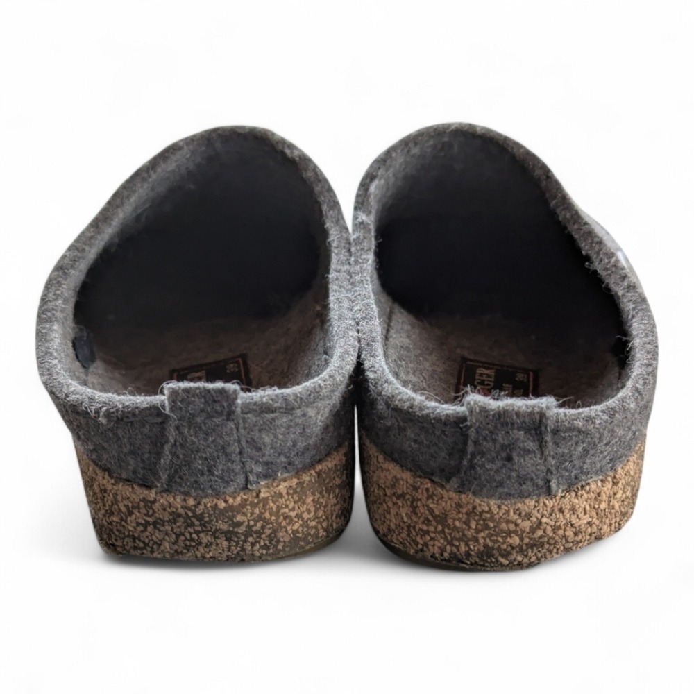 Haflinger Wool Mule Slide On Clogs Sz 8 Gray - Picture 5 of 16